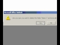 Microsoft Office Outlook 2003 Bir Klasörü Silin Resim 4