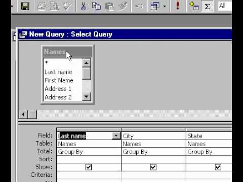 Microsoft Office Access 2000 Veya Ölçüt Resim 1