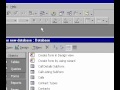 Microsoft Office Access 2000 Araç Çubukları Access Resim 3