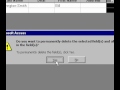 Microsoft Office Access 2000 Silme Bir Alan Resim 4