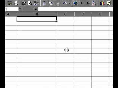 Microsoft Office Excel 2000 Ayarlama Sütun Genişliği