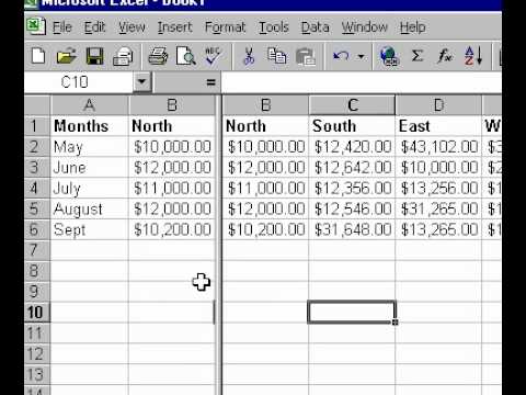 Microsoft Office Excel 2000 Bölme Belgili Tanımlık Perde Resim 1
