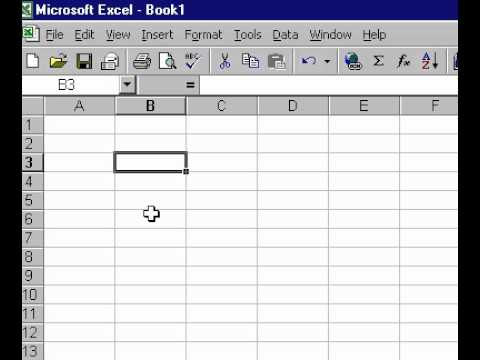 Microsoft Office Excel 2000 Etkin Hücre Resim 1
