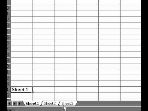 Microsoft Office Excel 2000 Gruplandırma Çalışma Sayfaları