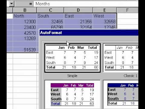 Microsoft Office Excel 2000 Hızlı Biçimlendirme