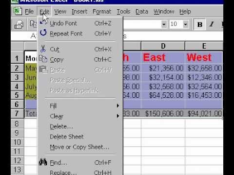 Microsoft Office Excel 2000 Takas Biçimleri