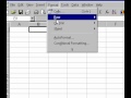 Microsoft Office Excel 2000 Ayarlama Sütun Genişliği