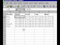 Microsoft Office Excel 2000 Dondurma Sütunlar Ve Satırlar