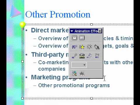 Microsoft Office Powerpoint 2000 Anamate Nesneleri Resim 1