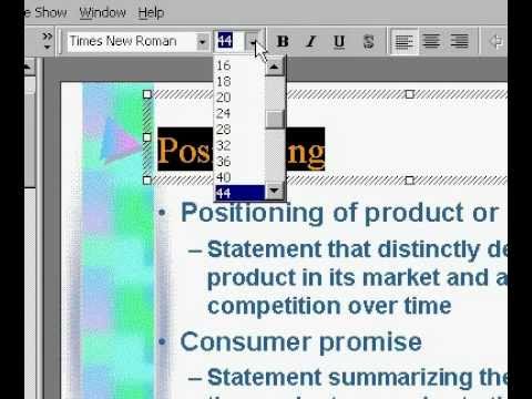 Microsoft Office Powerpoint 2000 Değişiklik Metin Boyutu Resim 1