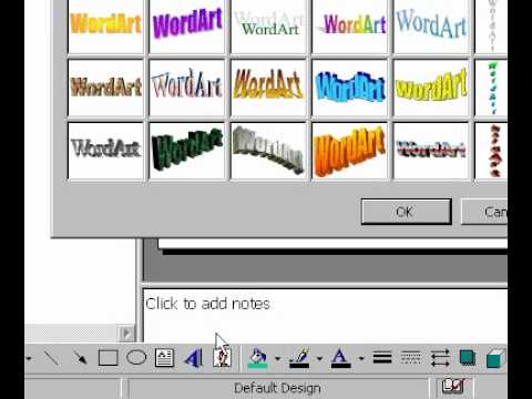 Microsoft Office Powerpoint 2000 Eklemek Kelime Sanat