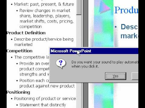 Slayda Ses Ekleme Microsoft Office Powerpoint 2000