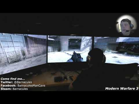 Modern Warfare 3 Nvidia Surround Büyük Hdtv Ekranları İle Pc'de Oynarken