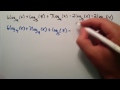 Logaritmik Bir İfadeyi Sadeleştirmek Nasıl: Logaritma, Ders 12