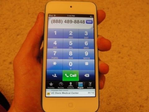 Nasıl İpod Touch 5 G Ücretsiz (Hayır Jailbreak) Aramak İçin