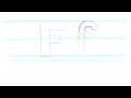 Nasıl 3D Harf F - F Büyük Harf Ve Küçük Harf F 90 Saniye İçinde Beraberlik İçin