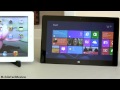 Retina Ekran Vs Microsoft Surface Rt Tablet Karşılaştırma Smackdown İle İpad