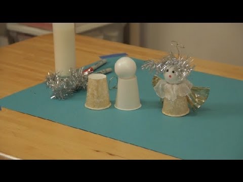 Nasıl Ev Yapımı Noel Angels Yapmak: Noel El Sanatları