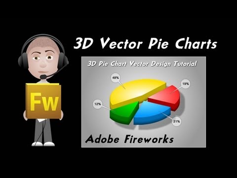 3B Vektör Pasta Grafik Tasarım Eğitimi İçin Adobe Fireworks Resim 1