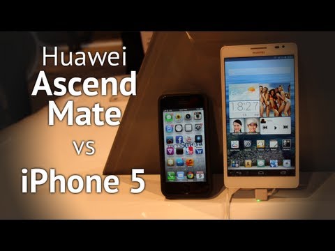 Huawei Ascend Arkadaş Vs İphone 5 - Boyut Karşılaştırma!