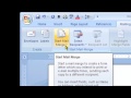 Microsoft Word'de Adres Mektup Birleştirme Gerçekleştirme (2007, 2010)