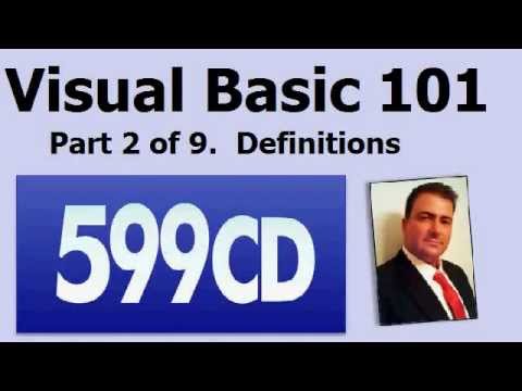 Visual Basic 101 Öğretici Part 2 / 9 Resim 1