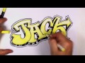 Nasıl Grafiti Çizmek İçin Mektuplar - Grafiti Yazı Jack Resim 4