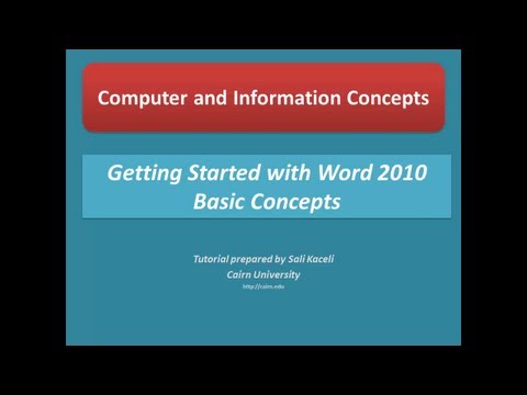 Microsoft Word 2010 Kullanarak: Uygulama, Birçok Yönüyle Tam Bir Öğretici