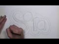 Nasıl Graffiti Kabarcık Mektup - Sara Name Tasarım Mıt Beraberlik İçin