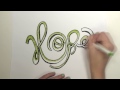Grafiti Çizim Yapmayı Umut Mektuplar - Süslü Harf Mıt'den Çizmek Resim 3