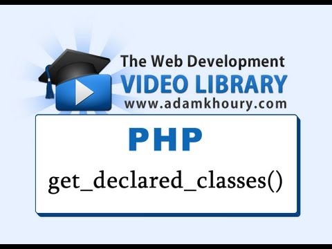 Php Dersleri - Get_Declared_Classes() İşlevi Resim 1