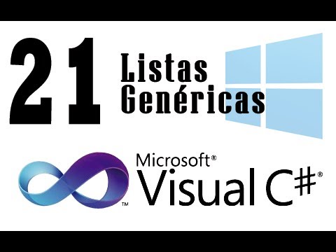 Öğretici C# - 21 - Listas Genéricas