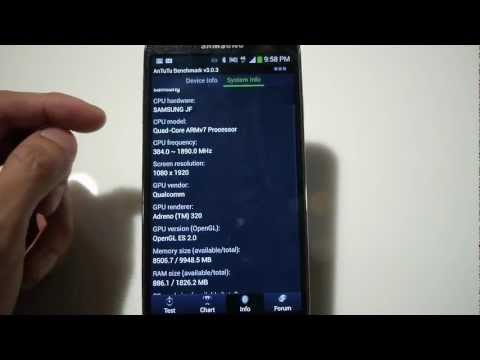 Samsung Galaxy S 4 Benchmark Sınav