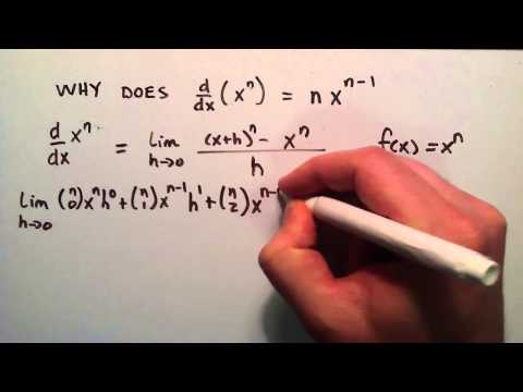 Kanıt - Neden D/dx Mu (X ^ N) = Nx^(N-1), Bölüm 4