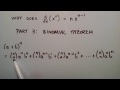 Binom Teoremi - Neden D/dx Nedir (X ^ N) = Nx^(N-1), Bölüm 3