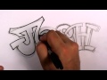 Josh Adı Tasarım - #3 50 İsim Promosyon Yazma Grafiti Resim 3