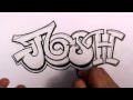 Josh Adı Tasarım - #3 50 İsim Promosyon Yazma Grafiti Resim 4