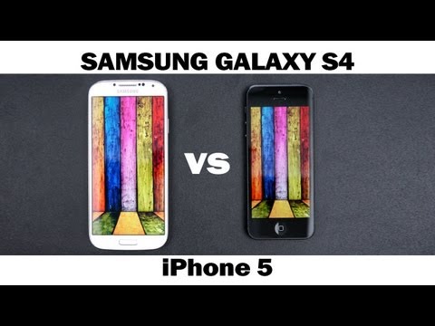 Samsung Galaxy S4 Vs İphone 5 - Tam Derinliği Karşılaştırma