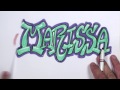 Marissa Name Tasarım - #9 50 İsim Promosyon Yazma Grafiti Resim 4
