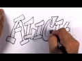 Alicia Name Tasarım - #12 50 İsim Promosyon Yazma Grafiti Resim 3