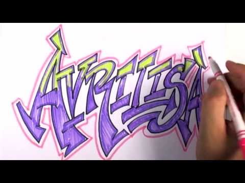 Grafiti Avrilisa Adı Tasarım - #13 50 İsim Promosyon Yazma