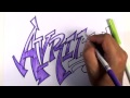 Grafiti Avrilisa Adı Tasarım - #13 50 İsim Promosyon Yazma Resim 3