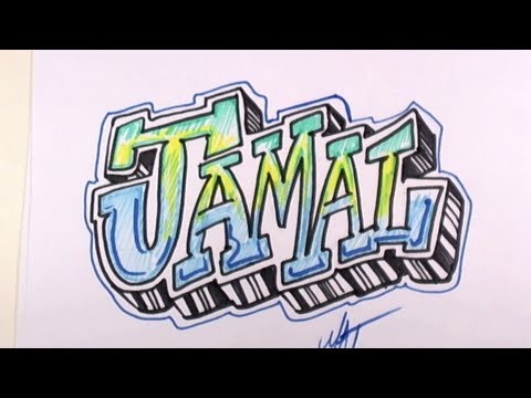 Jamal Yazma Grafiti Tasarım - #21 50 İsim Promosyon Adı Resim 1
