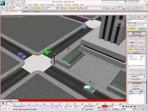 3Ds Max Eğitimi, Yol Kısıtlaması - Bölüm 2 [Hd 720 P] Kullanarak