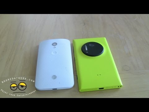 Kamera Savaş Vid: Nokia Lumia Vs Moto X 1020 Resim 1