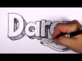 Darcy Adını Yazmayı Grafiti #34 50 İsim Tanıtım Tasarım Resim 3