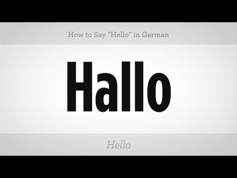 Almanca "merhaba" Demek Nasıl | Almanca Dersleri