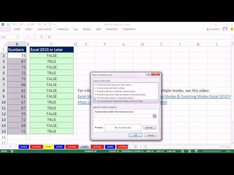 Excel Sihir Numarası 1045: Koşullu Olarak Bir Sütun, Excel 2010 Veya Daha Sonra Çoklu Modları Biçimlendirmek Resim 1