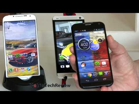Moto X Vs.  Bir Htc Ve Samsung Galaxy S4 Karşılaştırma Smackdown Resim 1