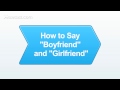 Nasıl Yapılır: De Ki "erkek Arkadaş" Ve "kız Arkadaş" | Almanca Dersleri